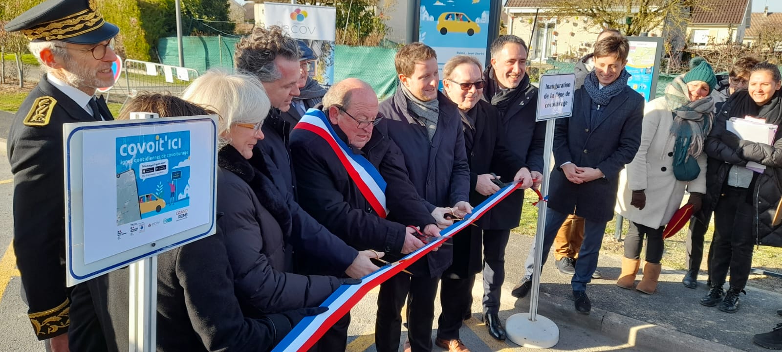 Inauguration Covoiturage Witry-lès-Reims